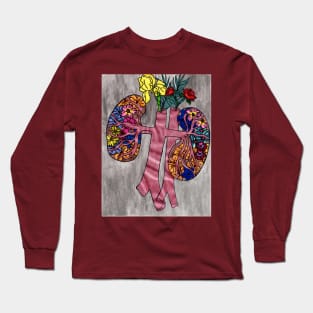 Kidney Beans - Watercolor metallics Long Sleeve T-Shirt